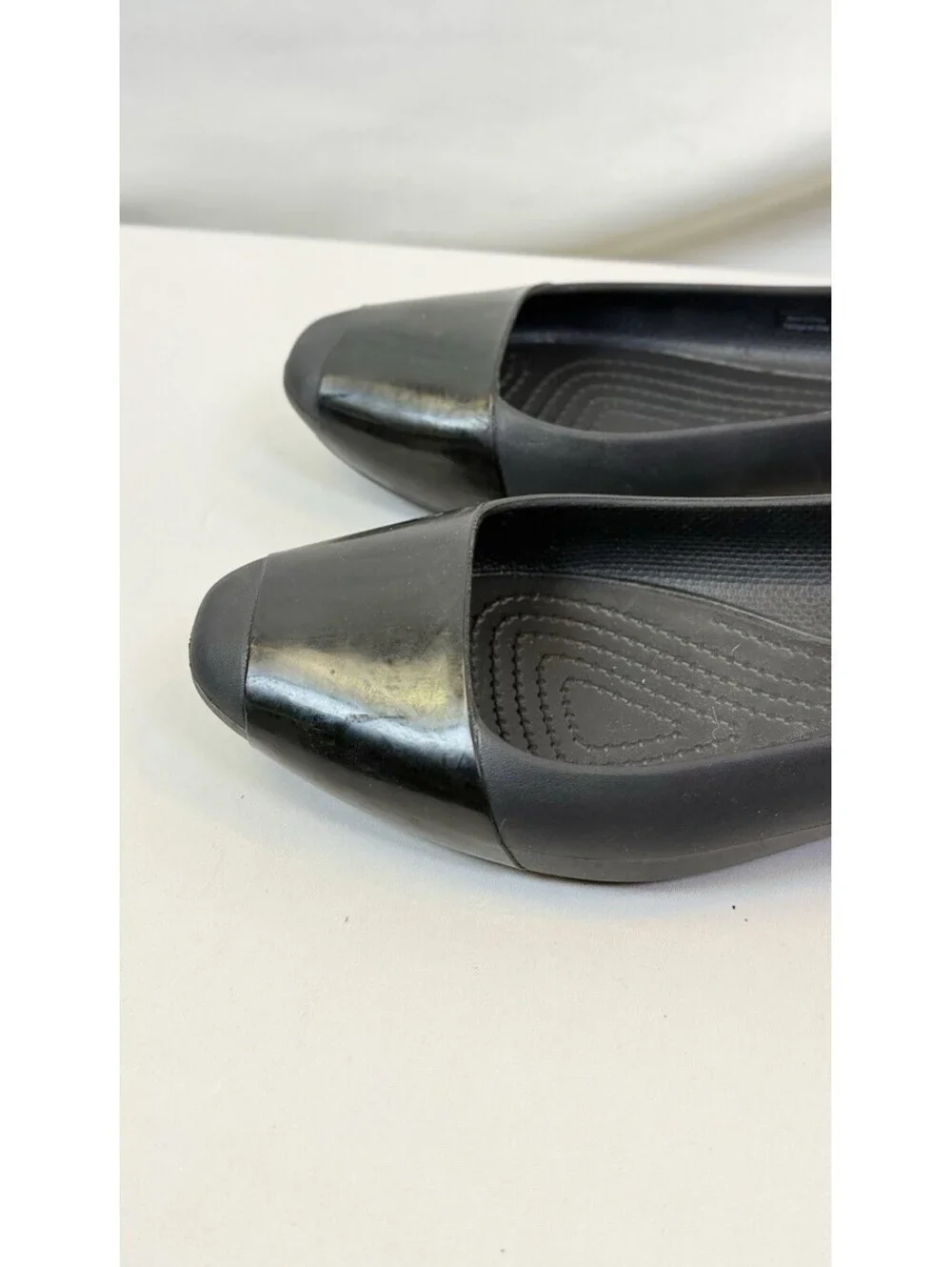 Crocs Sienna Iconic Comfort Pre-owned Flats Black Women's Size 7 Classic